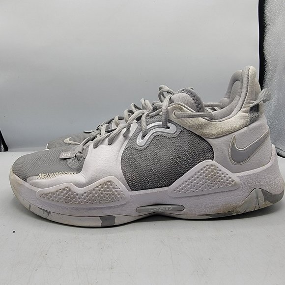Nike PG 5 TB Paul George Men Size 10.5 Wolf Grey White Athletic Shoes DA7758-002 main image 10